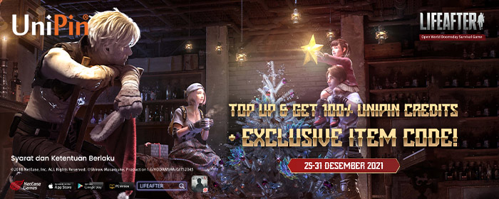 Rayakan Keseruan Natal dengan  100% UniPin Credits dan Exclusive LifeAfter Item Code!